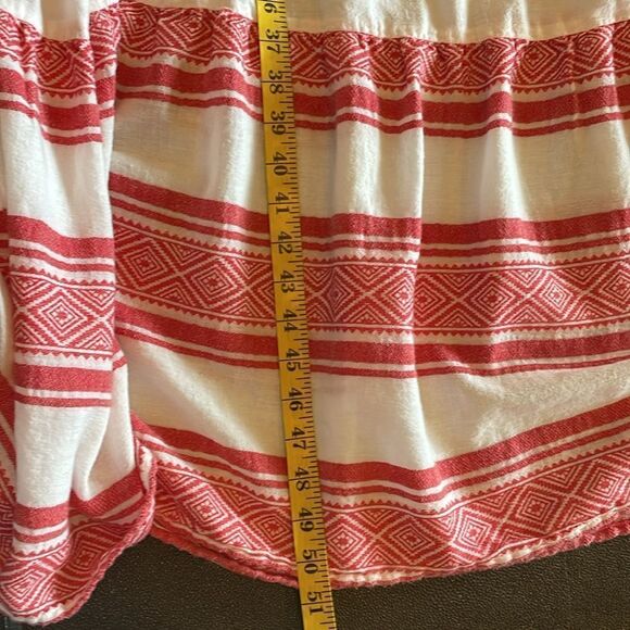 Velvet By Graham & Spencer maxidress sundress  red/white size Small - Picture 9 of 11